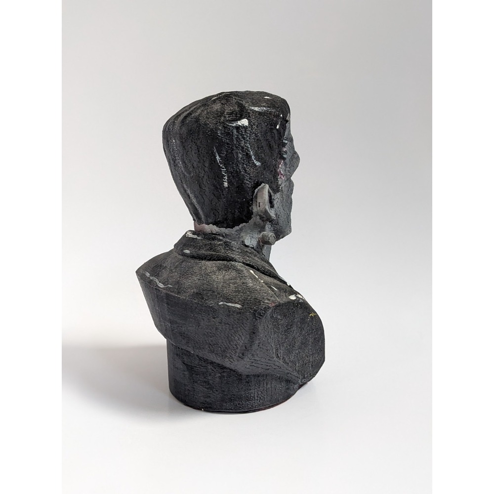Frankenstein Monster Bust Punk Grunge Alt Rock Horror Statue 3D Print Halloween - Picture 6 of 10